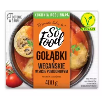 Gołąbki Wegańskie W Sosie...