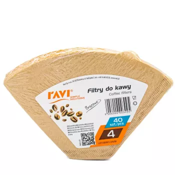 Filtry Do Kawy  4 Folia - Ravi