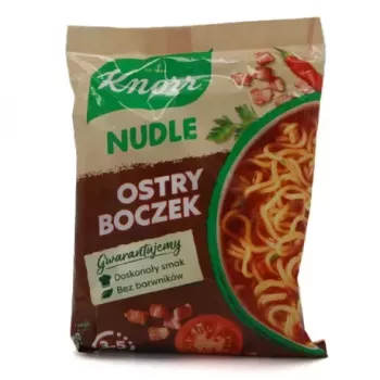 Nudle Ostry Boczek 63 g -...